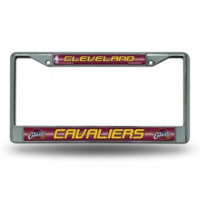 Rico Industries RIC-FCGL73001 Cleveland Cavaliers NBA Bling Glitter Chrome License Plate Frame