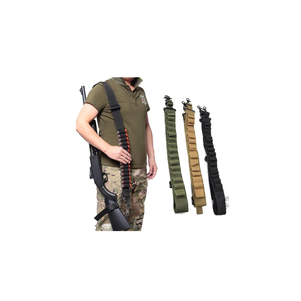 (Green) Tactical Ammunition bag military shooting bullet sleeve shoulder strap storage-image-OPC-PBC5K5H-NEW