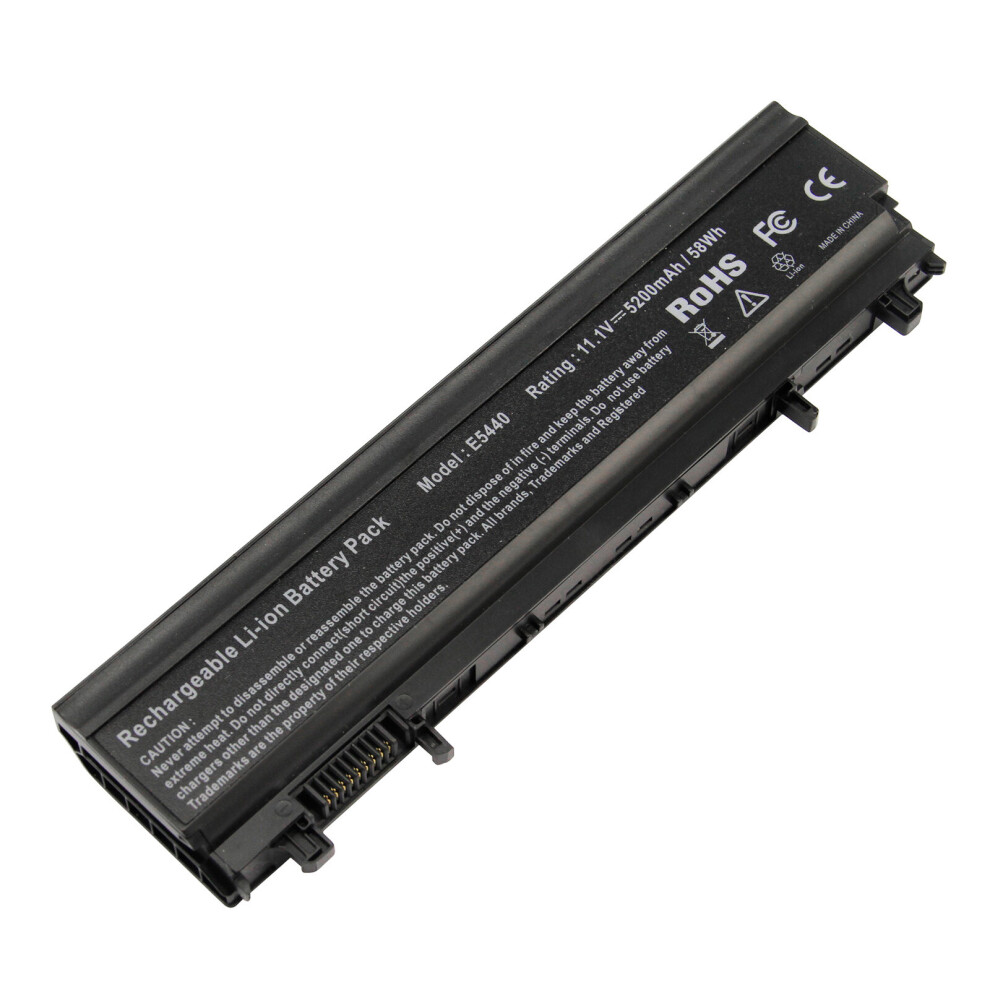 11.1V 5200mAh Battery for Dell Latitude E5440 E5540 0K8HC 1N9C0 7W6K0 F49WX WGCW6