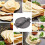 8''aluminium alloy Heavy Duty Tortilla Press Maker Corn Maker Tool 12