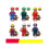 (Πλήρες σετ 6 ) Super Mario Fit Lego Minifigures Συλλογή παιχνιδιών 1