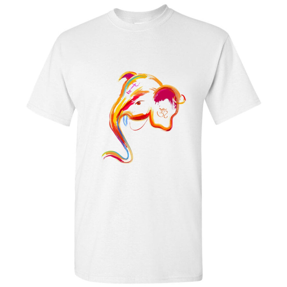 Gildan (2Xl) Vinayaka Ganesh Chaturthi Hindu Elephant God Ganesha Men T Shirt Tee Top White