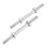 Dumbbell Bar 14" With Spinlock Collars Weight Lifting Bars 1" Pair 12