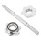 Dumbbell Bar 14" With Spinlock Collars Weight Lifting Bars 1" Pair 4