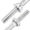 Dumbbell Bar 14" With Spinlock Collars Weight Lifting Bars 1" Pair 5