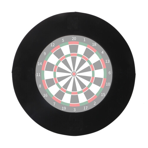 Black Protective Dartboard Darts Surround Wall Guard Protector Ring Plain
