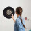 Black Protective Dartboard Darts Surround Wall Guard Protector Ring Plain 7
