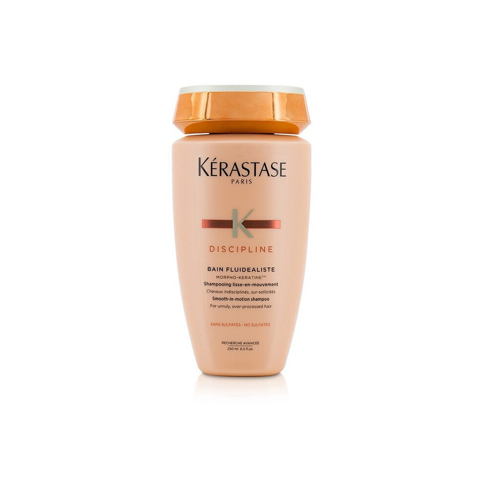 Kerastase Discipline Bain Fluidealiste Smooth-In-Motion Sulfate Free Shampoo - For Unruly, Over-Processed Hair (New Packaging) 250ml/8.5oz