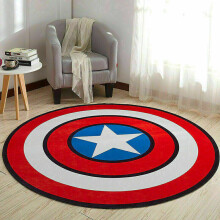 (80cm) Circle Floor Rug Carpet Room Doormat Non slip Mat