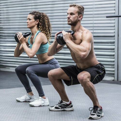 Vinyl Kettlebell Weight Strength Training Kettlebells 16kg Core 2