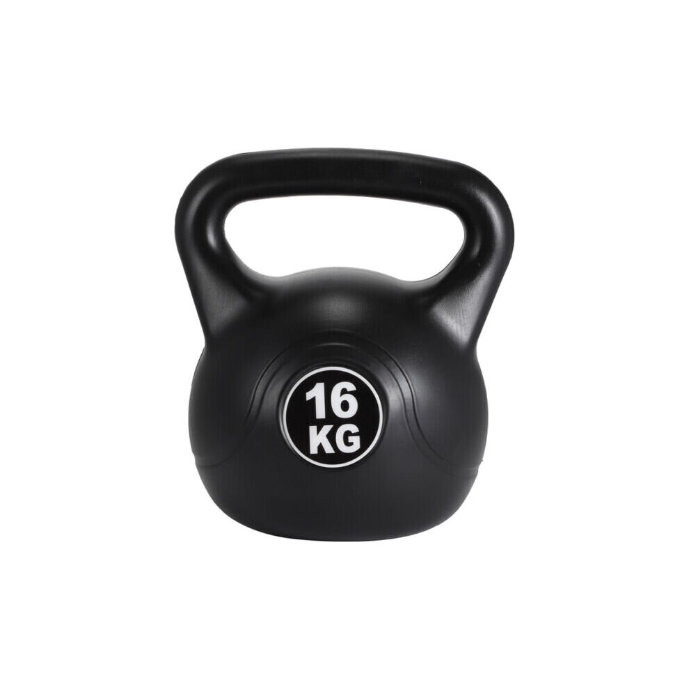 Vinyl Kettlebell Weight Strength Training Kettlebells 16kg Core