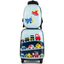 2 PCS Carry-on Luggage Spinner Suitcase Set  Trolley Luggage Set