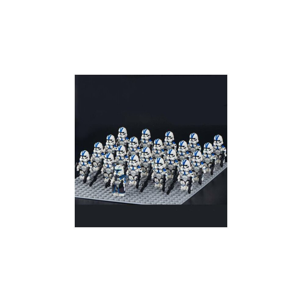 Willgallop 21Pcs Star Wars 501St Clone Troopers Rex Minifigures Kids Toy (Excludes Base)