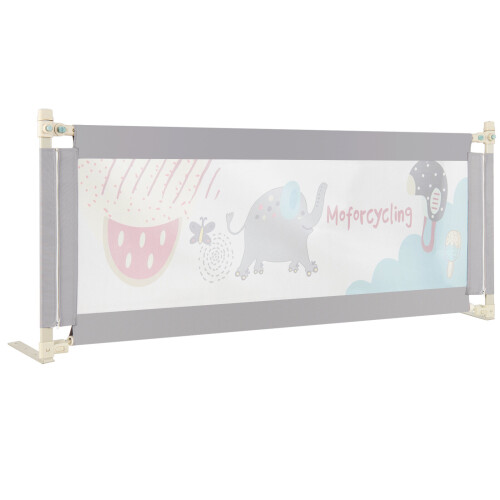 Bed Rail for Toddler 195CM Extra Long Vertical Lifting Bed Guardrail on