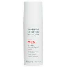 ANNEMARIE BRLIND - MEN SYSTEM ENERGY BOOST Face Cream - energizing nourishing & firming facial care with organic juniper extract & Aloe Vera v