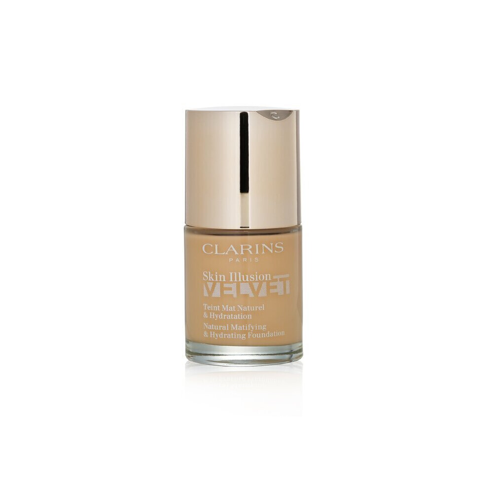 Clarins Skin Illusion Velvet Natural Matifying & Hydrating Foundation - # 105N Nude 30Ml/1Oz