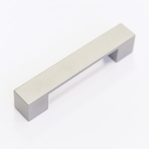 128mm Matt Chrome Thick Squared Kitchen Cabinet Handles