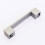 128mm Matt Chrome Thick Squared Kitchen Cabinet Handles 8