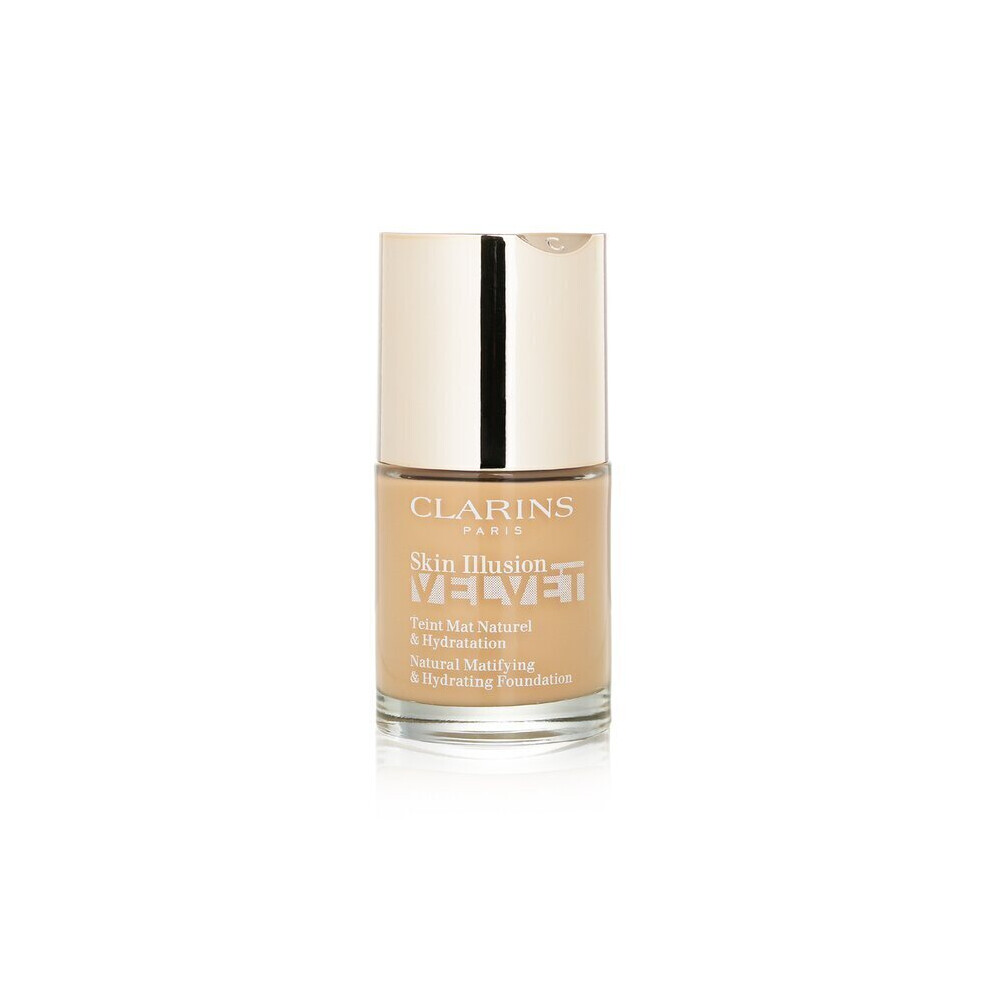 Clarins Skin Illusion Velvet Natural Matifying & Hydrating Foundation - # 110N Honey 30Ml/1Oz