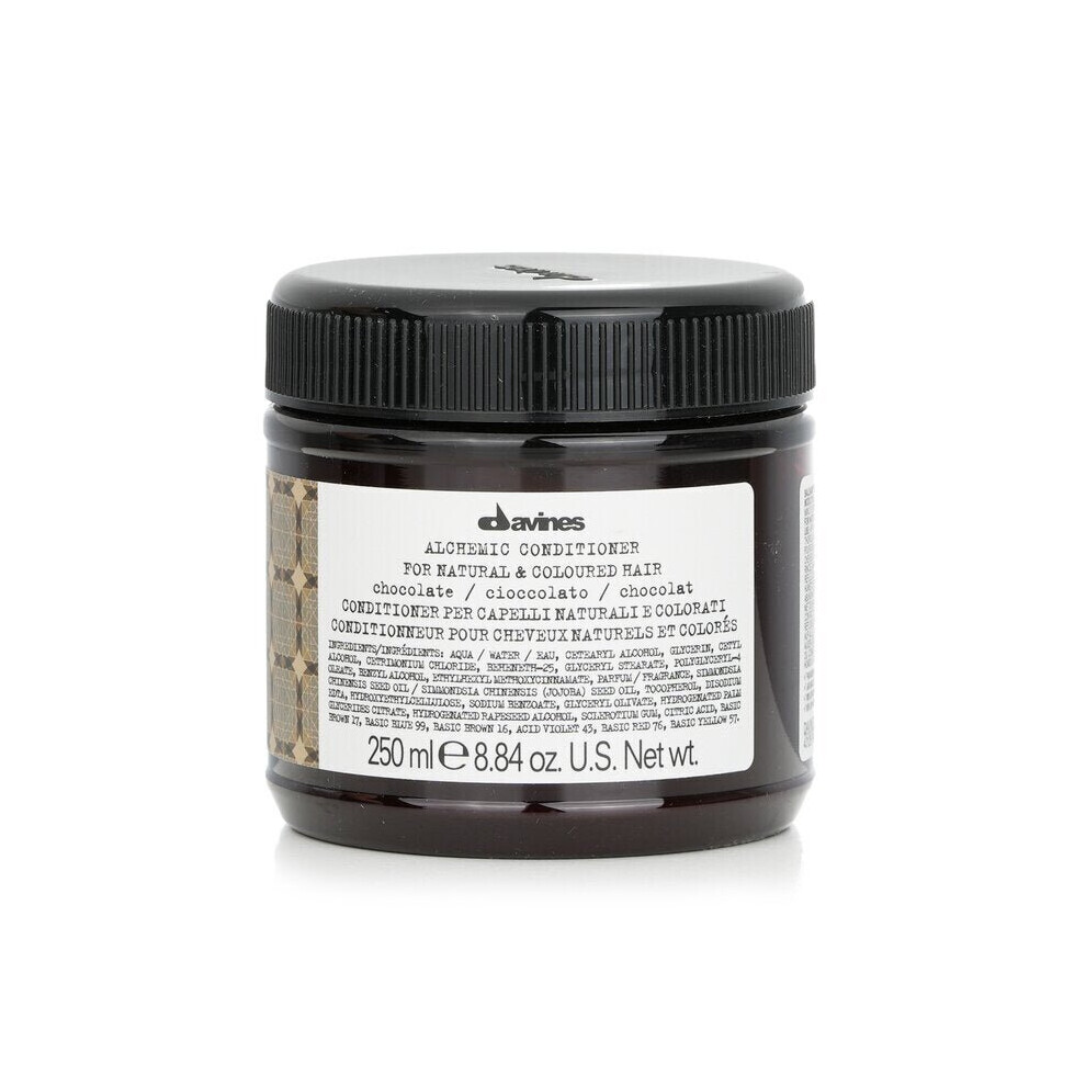 Davines Alchemic Conditioner - # Chocolate (For Natural & Coloured Hair) 250Ml/8.84Oz