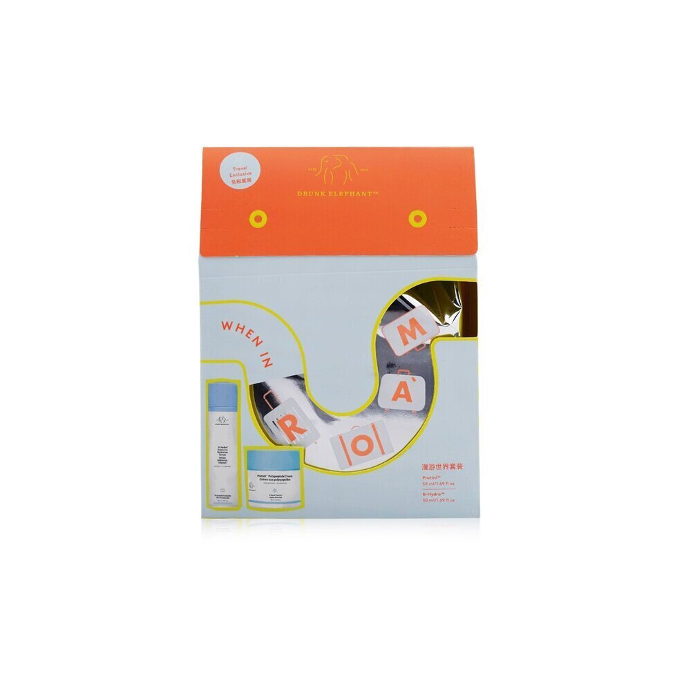 Drunk Elephant When In Roam Set: Protini Polypeptide 50Ml+ B-Hydra Intensive Hydration Serum 50Ml 2Pcs Cream