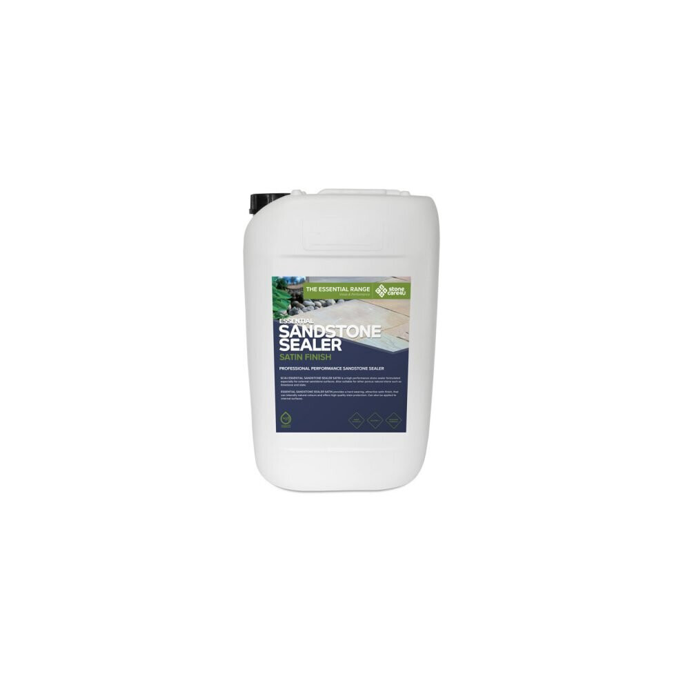 (25 Litres) Indian Sandstone Sealer Wet 'Satin' Look Protective Flagstone Patio Sealant