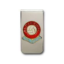 Aldershot Town football club chrome money clip