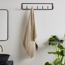 (Natural) Catherine Lansfield Quick Dry 100% Cotton Bath Towel