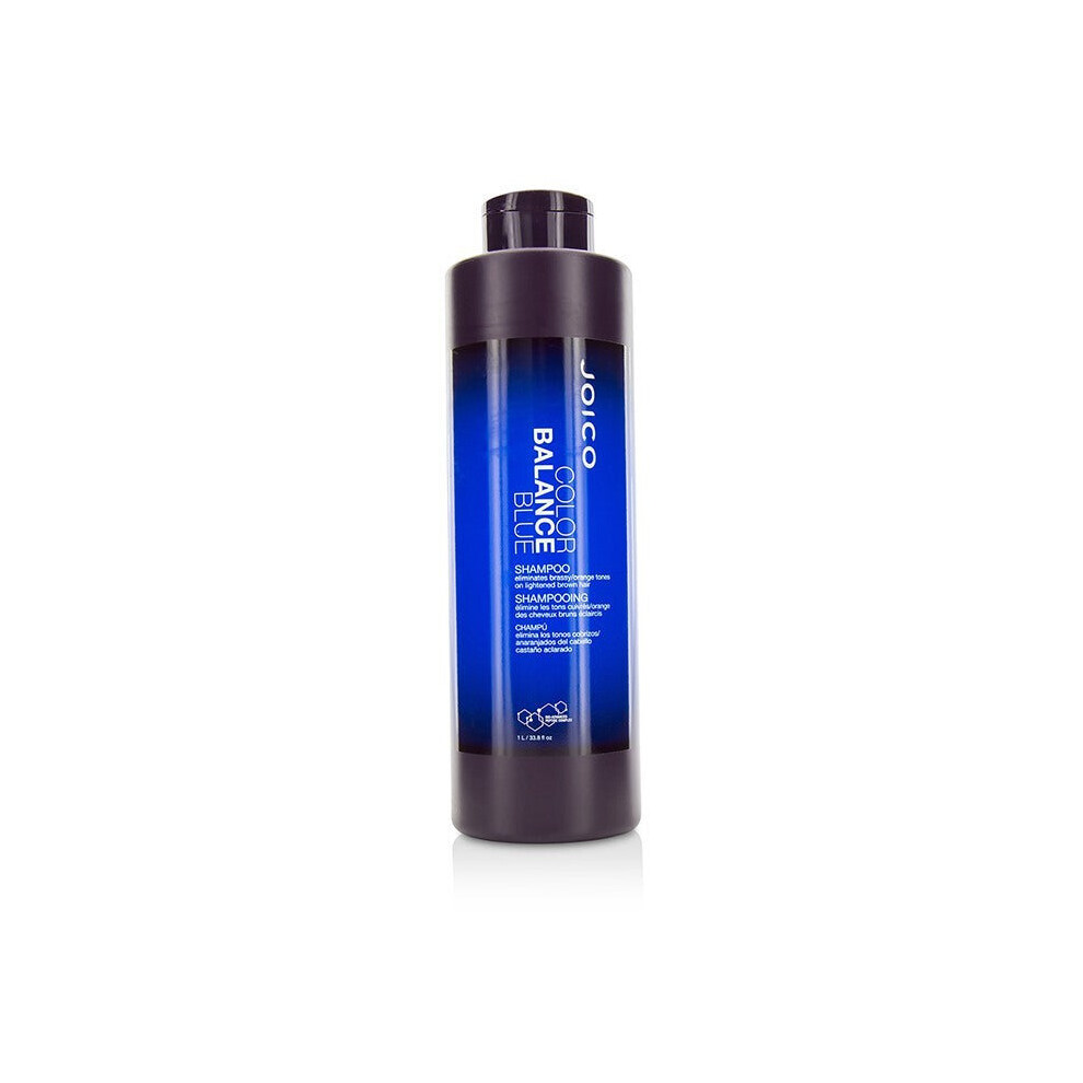 Joico Color Balance Blue Shampoo (Eliminates Brassy/Orange Tones on Lightened Brown Hair) 1000ml/33.8oz