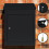 (Black) Parcel Post Drop Box Steel Lockable Wall Mount 2