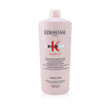 Kerastase Genesis Bain Nutri-Fortifiant Anti Hair-Fall Fortifying Shampoo for Dry/Weakened Hair - Lightweight Cleanse, 1000 ml