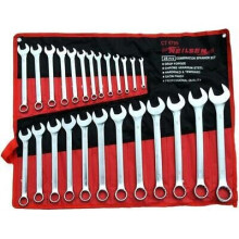 HEAVY DUTY FULLY POLISHED 25PC COMBINATION METRIC SPANNER WRENCH RING SET CT0795