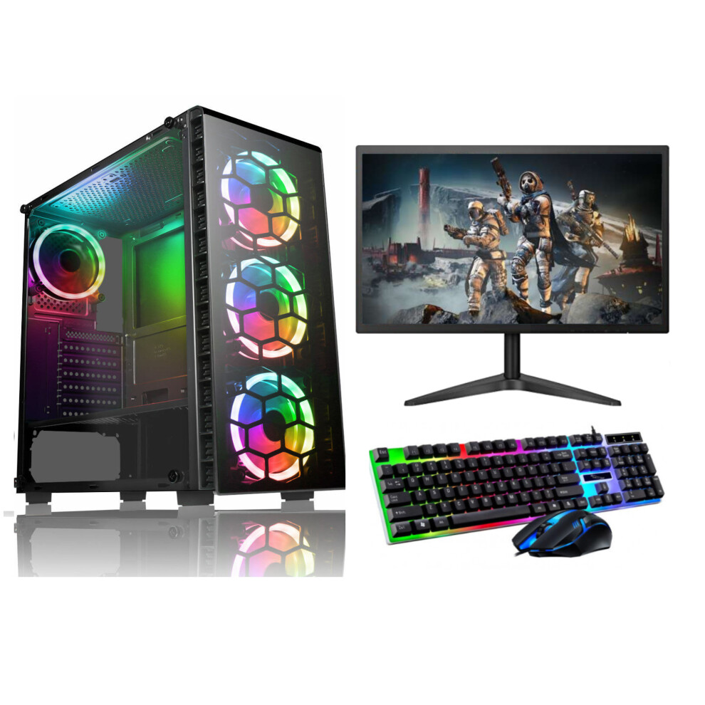 FCS Fast Gaming PC Bundle - Core i5 8GB RAM 1TB GT730 2GB 19'' Monitor