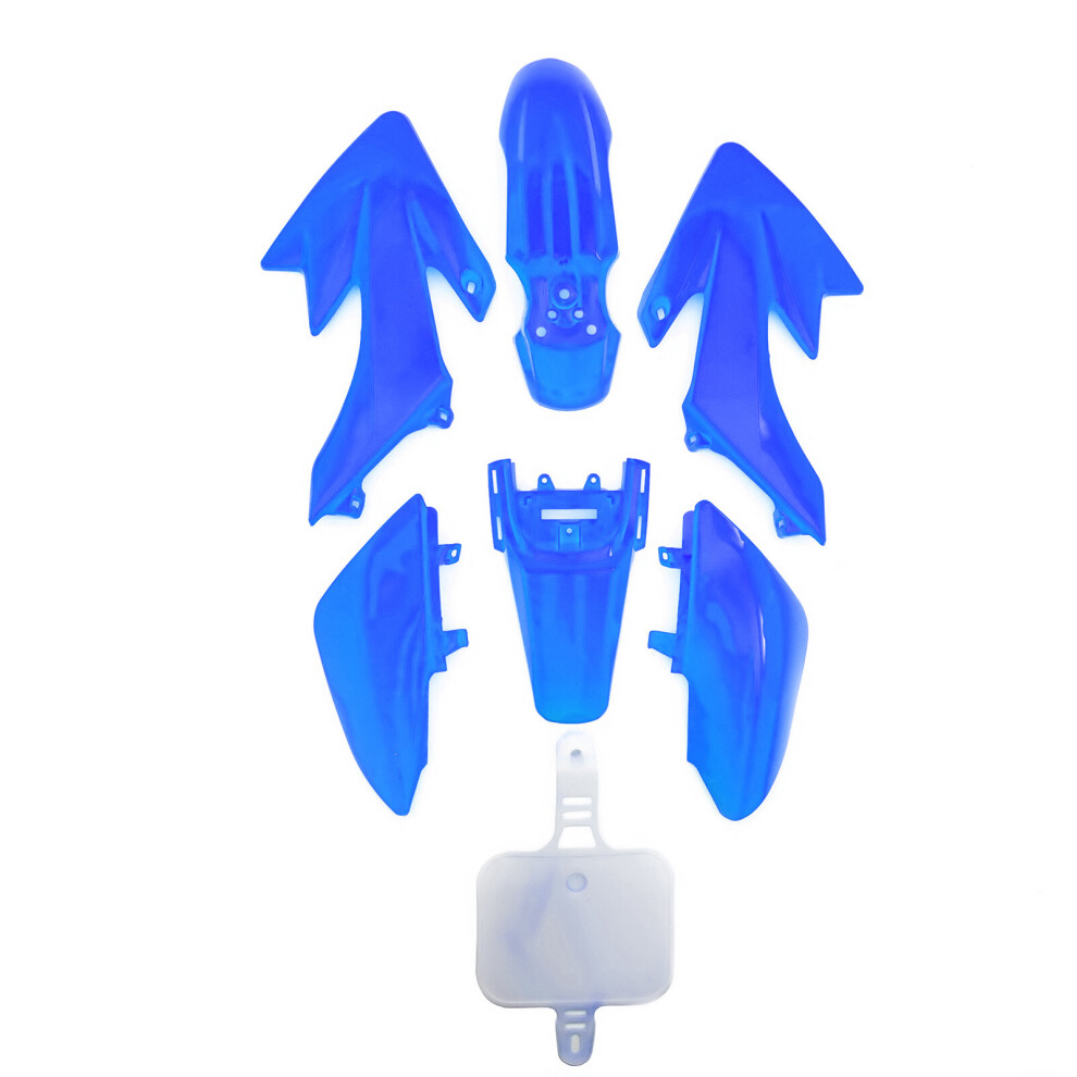 Pit Bike Plastics Set Crf50 110Cc 120Cc 125Cc Pitbike Fairing Graphics Blue 5055583001048