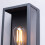 Litecraft Mersey Outdoor Wall Light Box Lantern IP44 - Anthracite 4