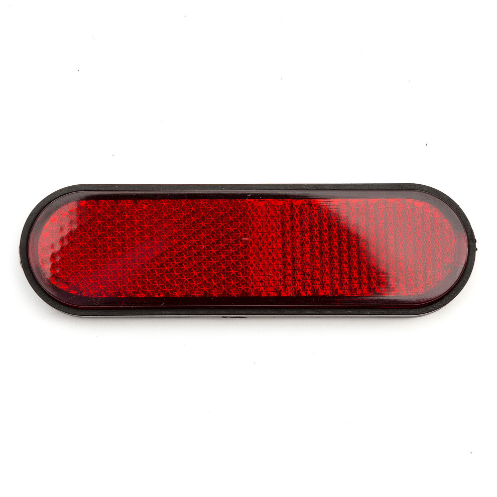 Self Adhesive Stick On Number Plate Mot Rear Reflector Motorcycle Red/Light 5056213555306