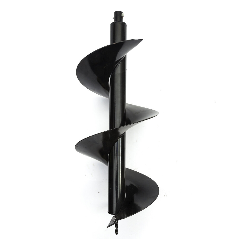 Earth Auger Metal Drill Bit 300mm Diameter 800mm Length Petrol Fence Post Plant Tree Borer Driller Digger