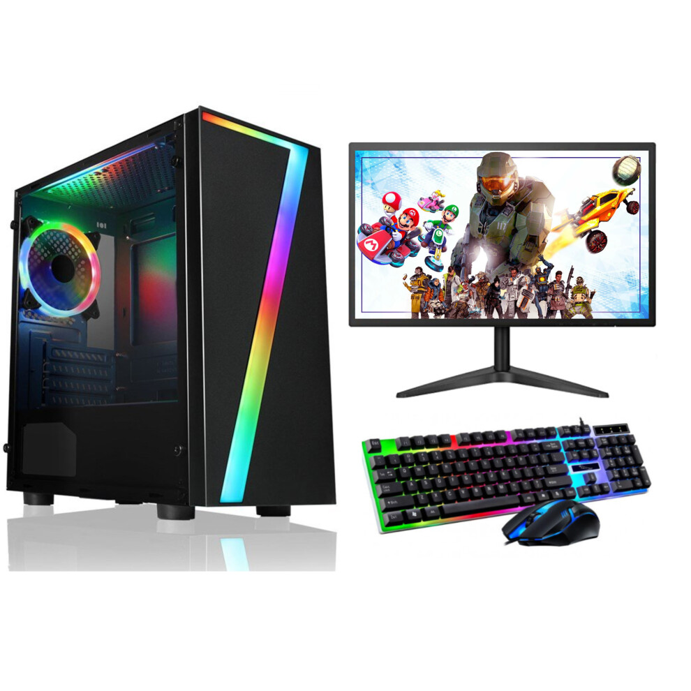 FCS Fast Gaming PC Bundle - Core i5 8GB RAM 1TB GT730 2GB 19'' Monitor