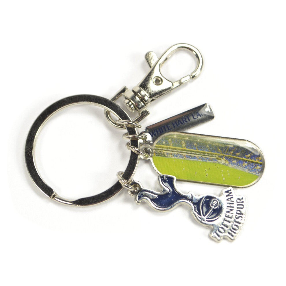 Spurs Stadium Charm Keyring