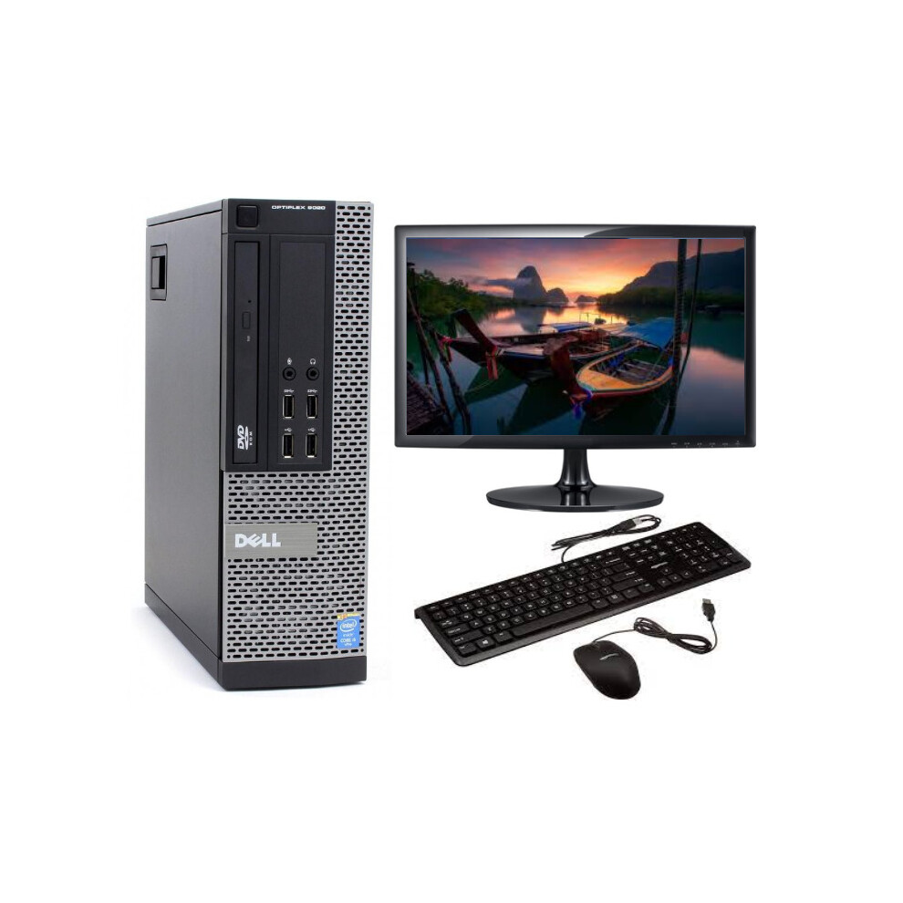 Fcs Full Dell Core I3 Desktop Pc Tower Computer Windows 10 4Gb Ram 500Gb Hdd