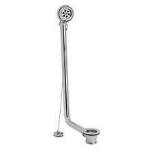 Exposed Chrome Traditional Bathroom Freestanding Bath Retainer Waste Plug Chain
