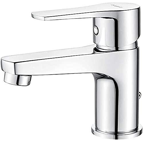 Ibergrif M11357 Star, Bathroom Mixer with water-saving Function, Basin Tap, Chrome