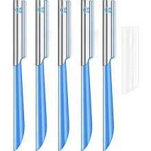 Women's Facial Razor Home Dermaplaning - Eyebrow Razor for Wo Men Face Peach Fuzz Hair Removal Womens Face Exfoliating at Daily E yebrow Shaping Tool