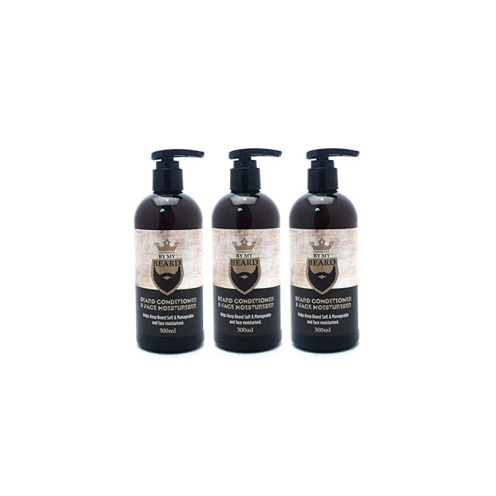(THREE PACKS) Beard Conditioner & Face Moisturiser 300ml