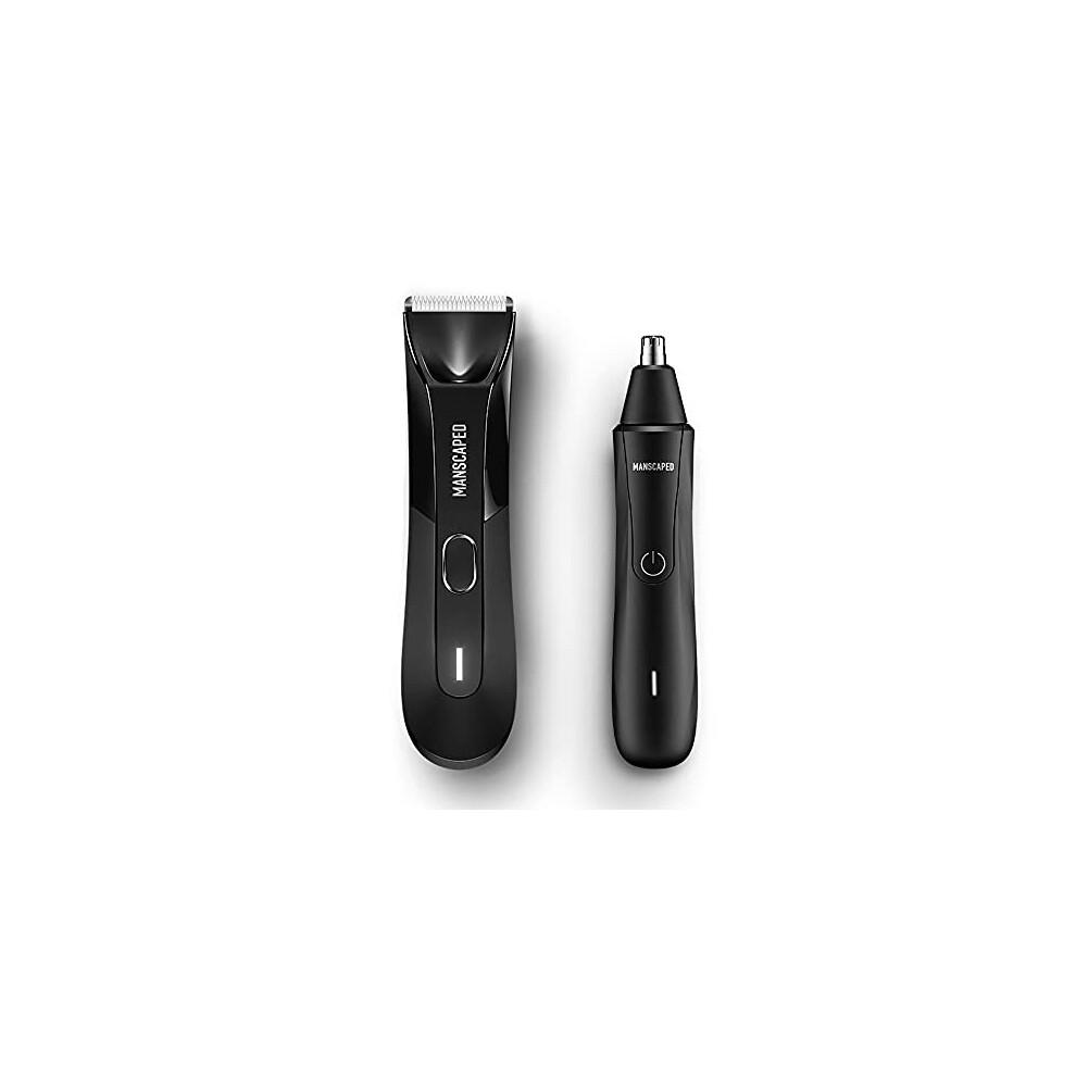 Manscaped Refining The Gentleman Manscaped? The Perfect Duo 4.0 Contains The Lawn Mower? 4.0 Waterproof Electric Groin Hair Trimmer And The Weed Whacker? Nose And Ear Hair Trimmer