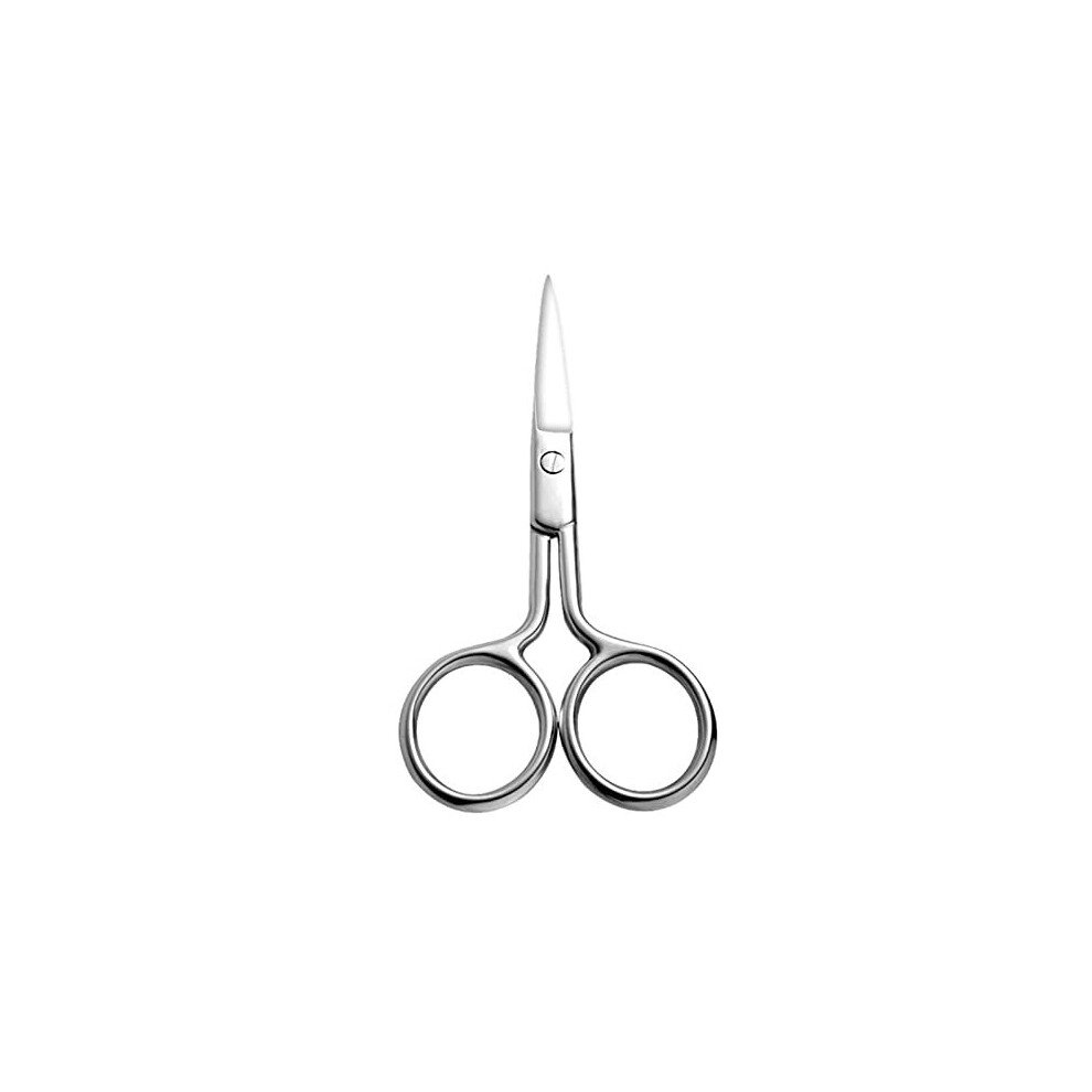 Songqee Facial Hair Scissors Small Scissors Nose Hair Scissors Stainless Steel Straight Tip Scissor For Eyebrows Nose Moustache Beard Eyelash