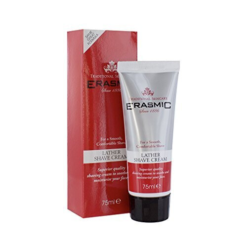 Erasmic lather shave cream 75mls 1
