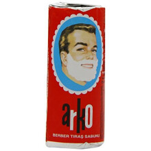 Arko Men Face Shaving Soap Stick Gevoelige huidscheercr?me Wit (pak van 12)