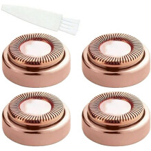Flawless Hair Remover Replacement Heads for Finishing Touch Flawless Facial Hair Removal Tool for Women?Rose Gold 4 Count, First Generation