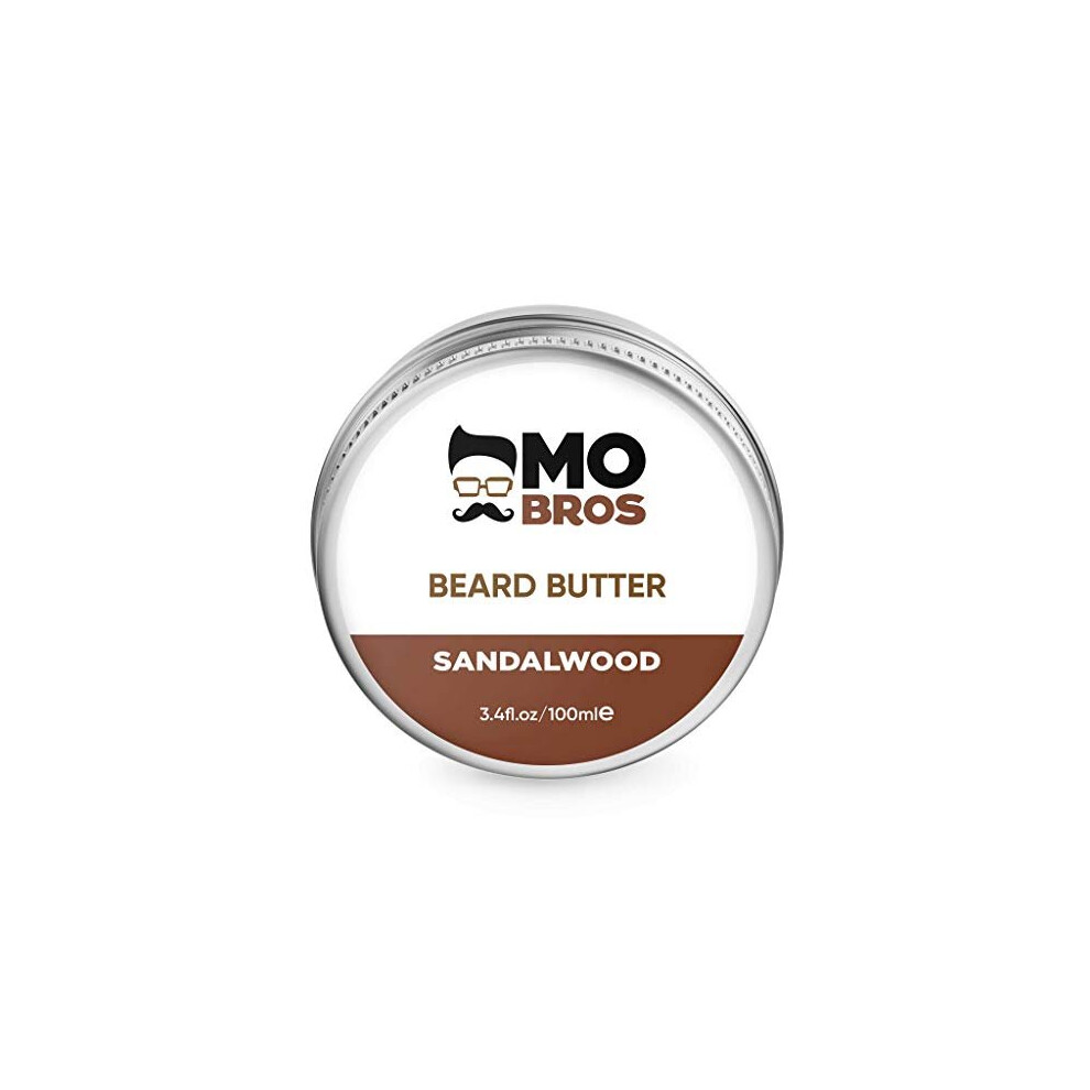 Mo Bro's Beard Butter | Conditioner | Moisturiser | Style | Large 100Ml Tin | Sandalwood